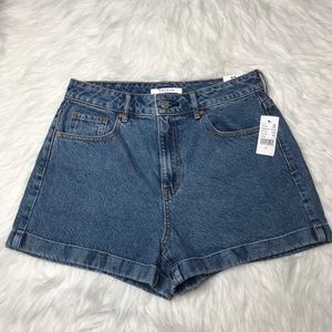 Pacsun NWT Hi Rise Denim Mom Shorts